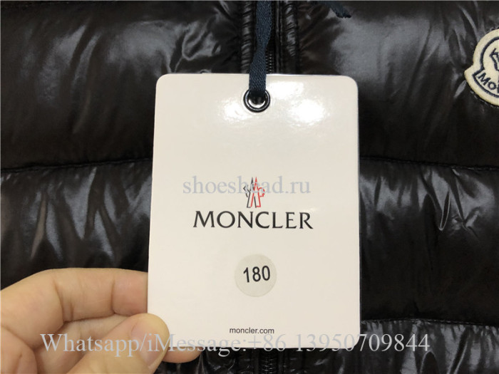 Moncler Black Down Vest Jacket
