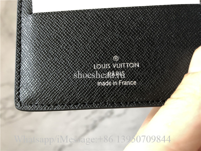 Original Louis Vuitton Multiple Wallet Eclipse Silver M63025