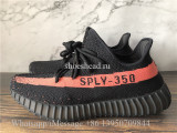 Super Quality Adidas Yeezy Boost 350 V2 Black Red Stripe