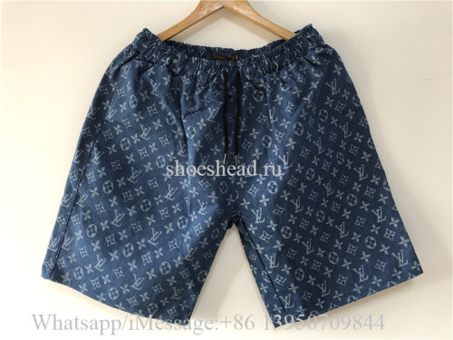 Louis Vuitton Blue Denim Shorts