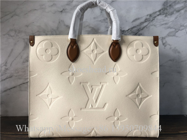 Original Louis Vuitton Onthego GM Empreinte Leather Tote bag