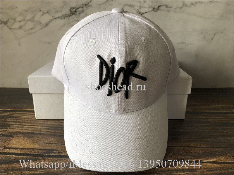 dior white cap