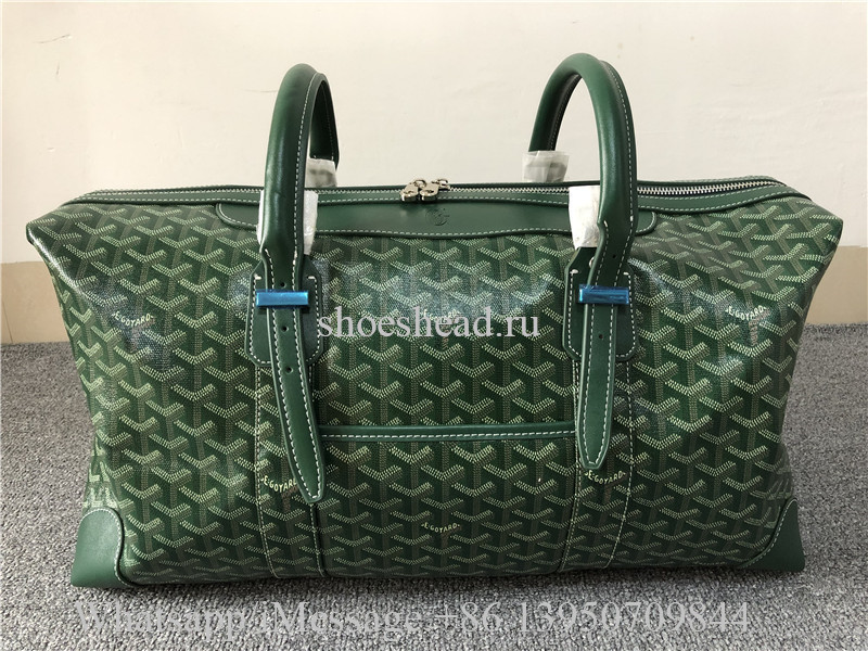Goyard Boeing Goyardine Duffle Bag 45cm Green