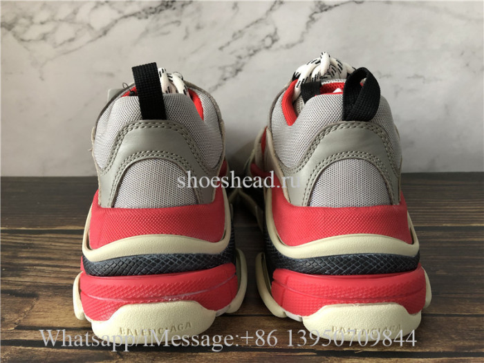 Balenciaga Triple S Trainer Red Cream