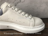 Super Quality Alexander McQueen Oversized Sneaker White Light Blue Suede