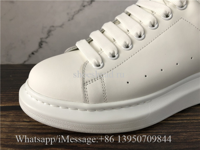 Super Quality Alexander McQueen Oversized Sneaker White Light Blue Suede