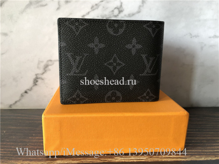 Original Louis Vuitton Monogram Eclipse Canvas Multiple Wallet M69253