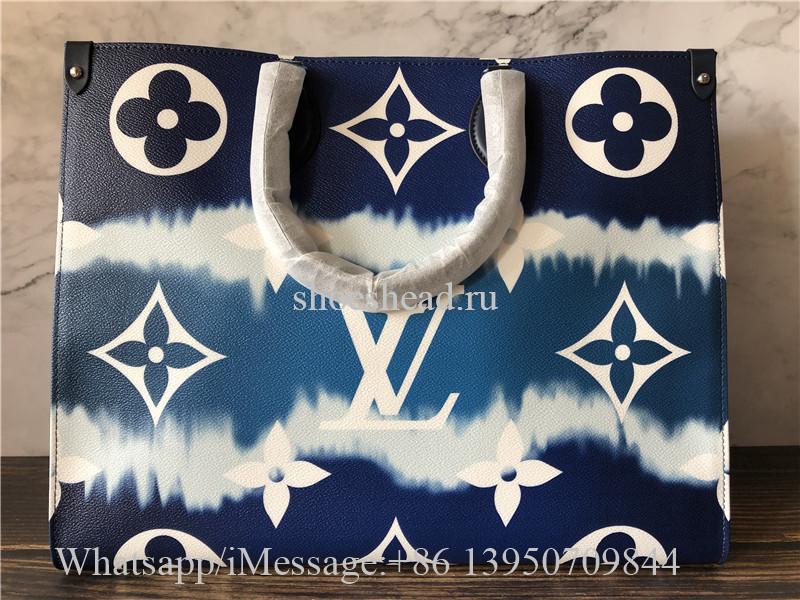 Original Louis Vuitton Onthego GM Empreinte Leather Tote Bag White M45119