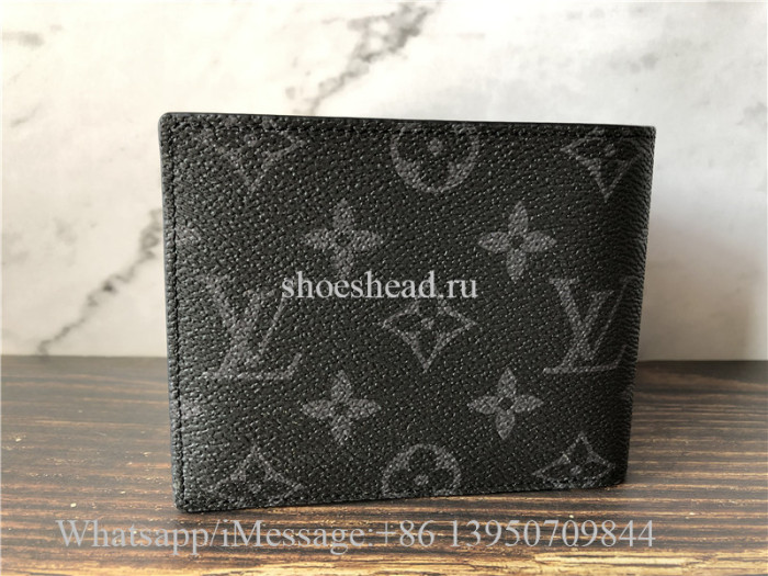 Original Louis Vuitton Monogram Eclipse Canvas Multiple Wallet M69253
