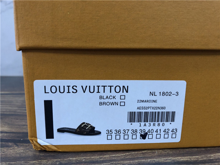 Louis Vuitton Lock It Flat Mule Slide