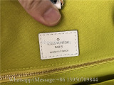 Original Louis Vuitton Onthego GM Empreinte Leather Tote Bag Green Rose Pink