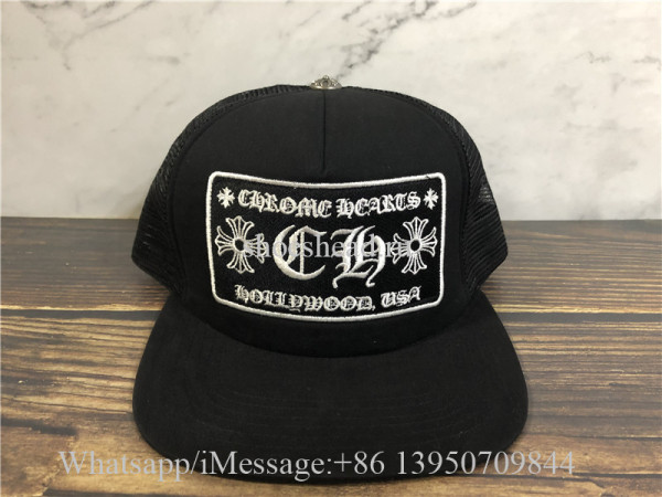 Chrome Hearts Black Hat