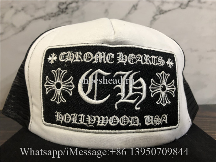 Chrome Hearts White Black Hat