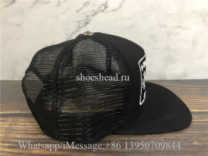 Chrome Hearts Black Hat