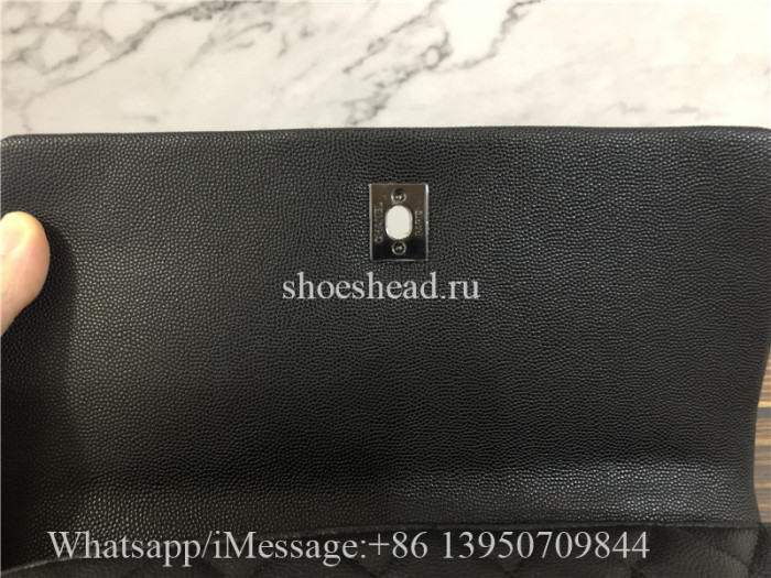 Original Chanel Coco Handle Flap Bag Caviar Quilted Leather