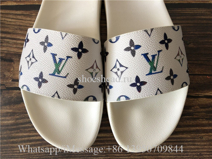Louis Vuitton White Slide