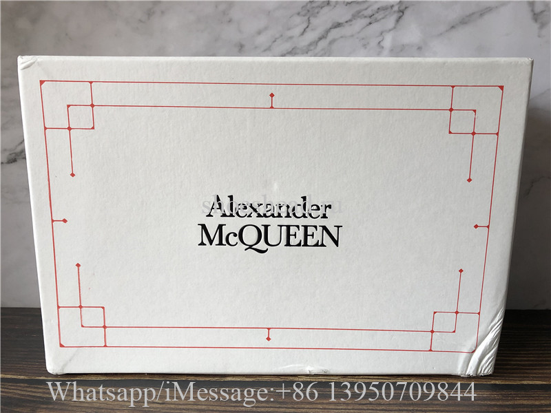 Super Quality Alexander McQueen Oversized Sneaker White Green Suede