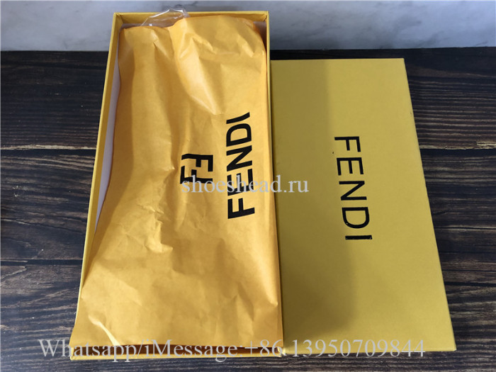 Fendi Roma Brown Slide