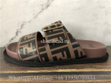 Fendi Roma Brown Slide