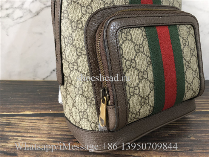 Original Quality Gucci Ophidia Leather Techno Backpack
