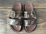 Fendi Roma Brown Slide