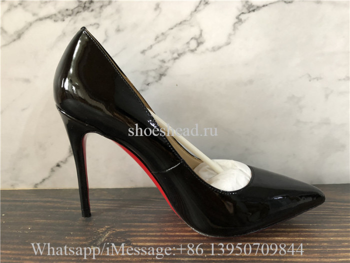 Christian Louboutin Leather High Heels Pumps Black