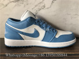 Air Jordan 1 Retro Low UNC Blue White