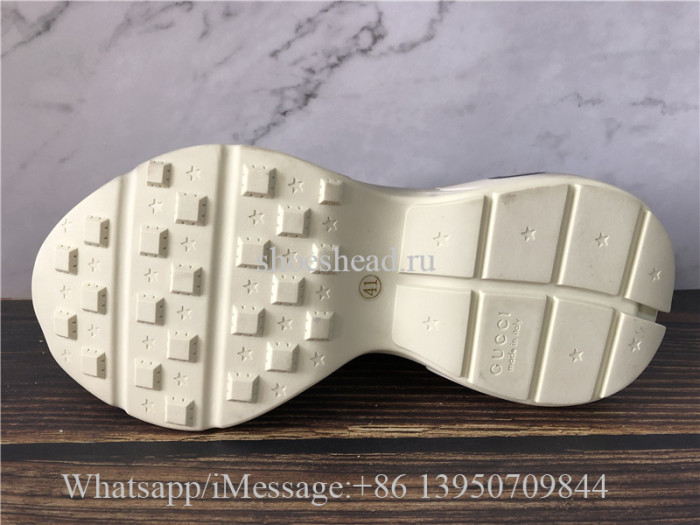 Gucci Rhyton Vintage Sneaker With Mouth Print