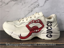 Gucci Rhyton Vintage Sneaker With Mouth Print