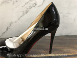 Christian Louboutin Leather High Heels Pumps Black