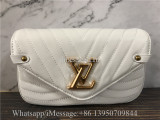 Original Louis Vuitton Calfskin New Wave Multi Pochette Snow Bag