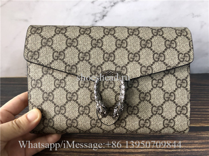 Original Gucci Mini Dionysus GG Supreme Canvas Shoulder Bag