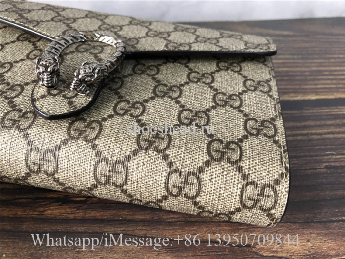 Original Gucci Mini Dionysus GG Supreme Canvas Shoulder Bag