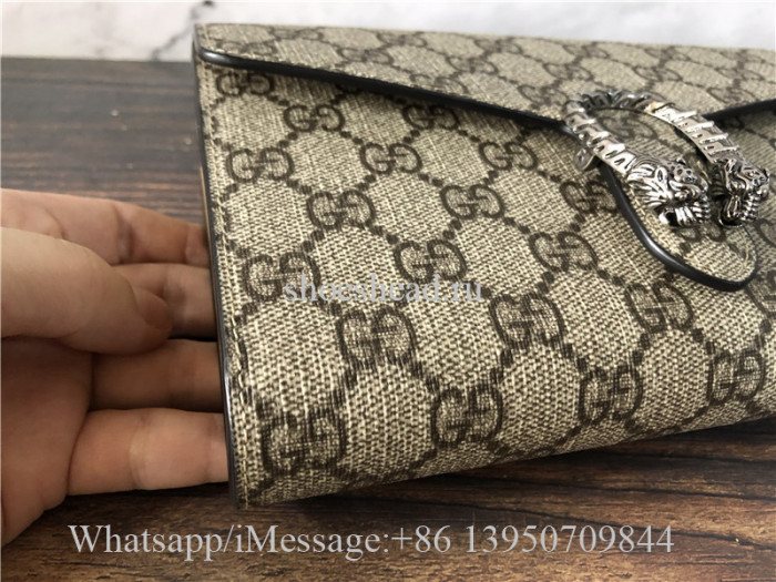 Original Gucci Mini Dionysus GG Supreme Canvas Shoulder Bag