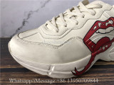 Super Quality Gucci Rhyton Vintage Sneaker With Mouth Print