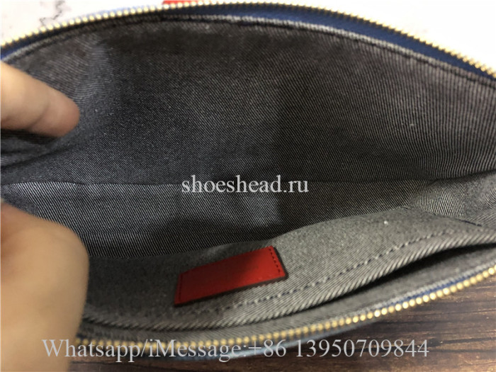Original Louis Vuitton Denim Multi Pochette Accessoires Bag