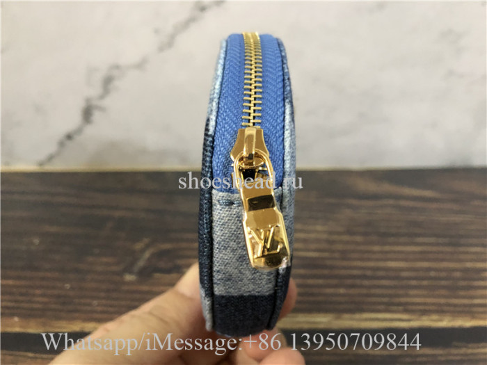 Original Louis Vuitton Denim Multi Pochette Accessoires Bag