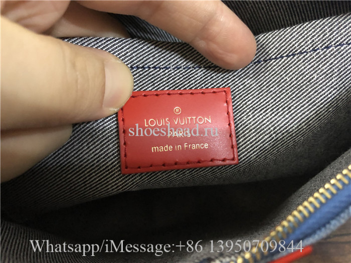 Original Louis Vuitton Denim Multi Pochette Accessoires Bag