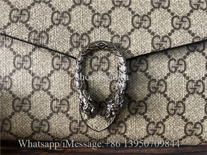 Original Gucci Mini Dionysus GG Supreme Canvas Shoulder Bag