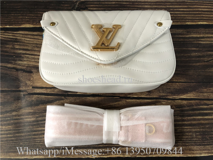 Original Louis Vuitton Calfskin New Wave Multi Pochette Snow Bag