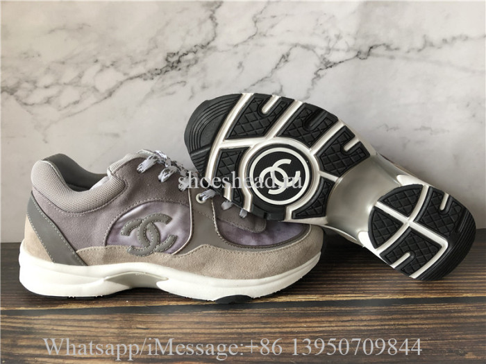 Chanel Low Top Trainer CC Dark Grey