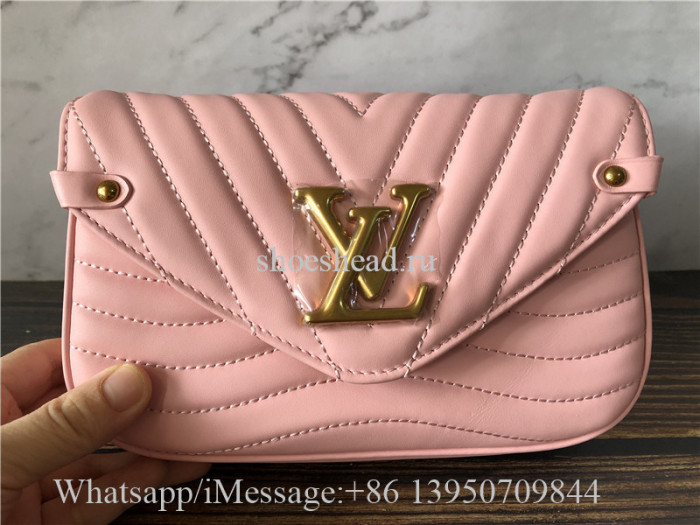 Original Louis Vuitton Multi Pochette Accessoires Bag Pink