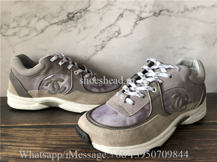 Chanel Low Top Trainer CC Dark Grey