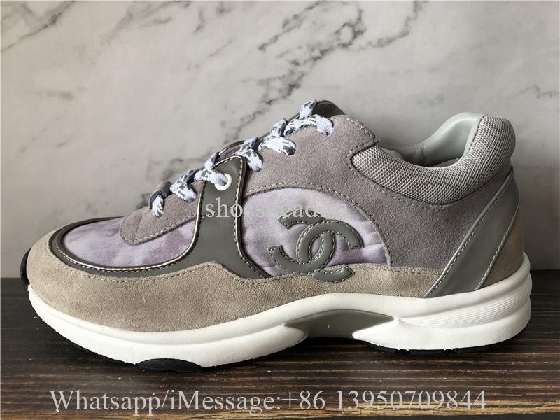 Chanel Low Top Trainer CC Dark Grey