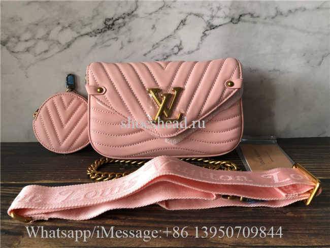 Original Louis Vuitton Multi Pochette Accessoires Bag Pink