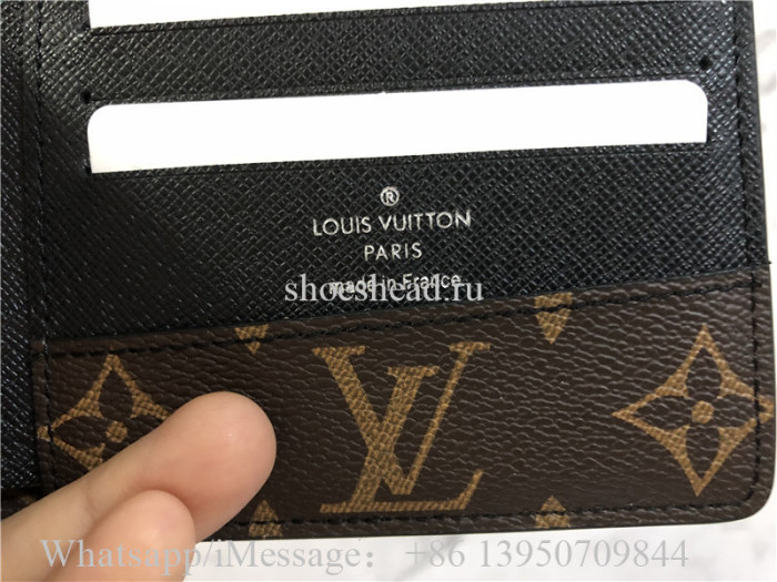 Original Louis Vuitton Monogram Macassar Portefeiulle Gaspar M93801 Wallet