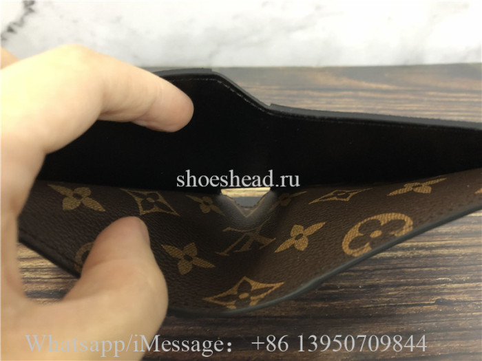 Original Louis Vuitton Monogram Macassar Portefeiulle Gaspar M93801 Wallet