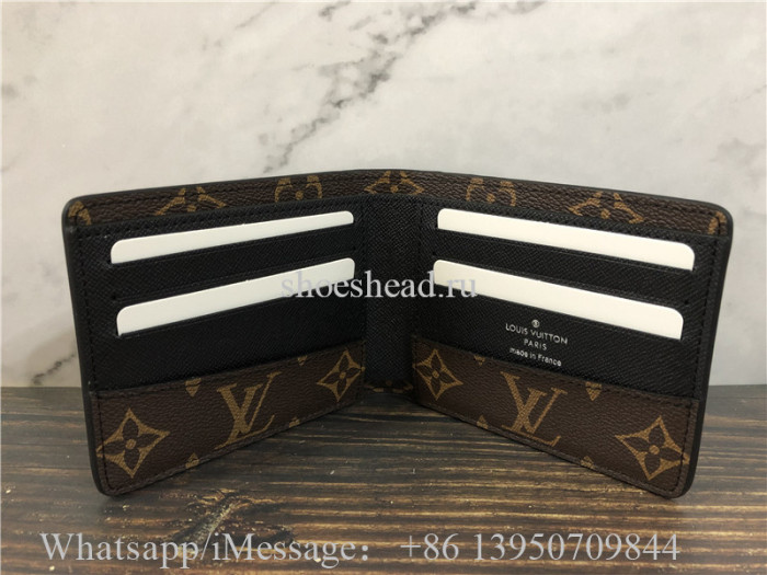 Original Louis Vuitton Monogram Macassar Portefeiulle Gaspar M93801 Wallet