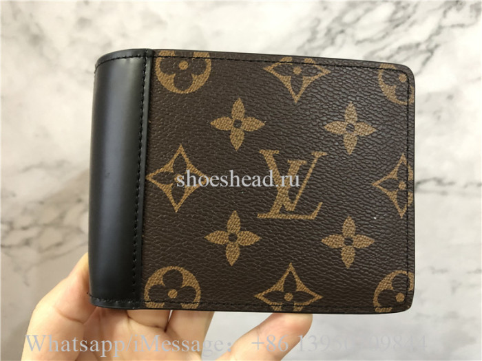 Original Louis Vuitton Monogram Macassar Portefeiulle Gaspar M93801 Wallet