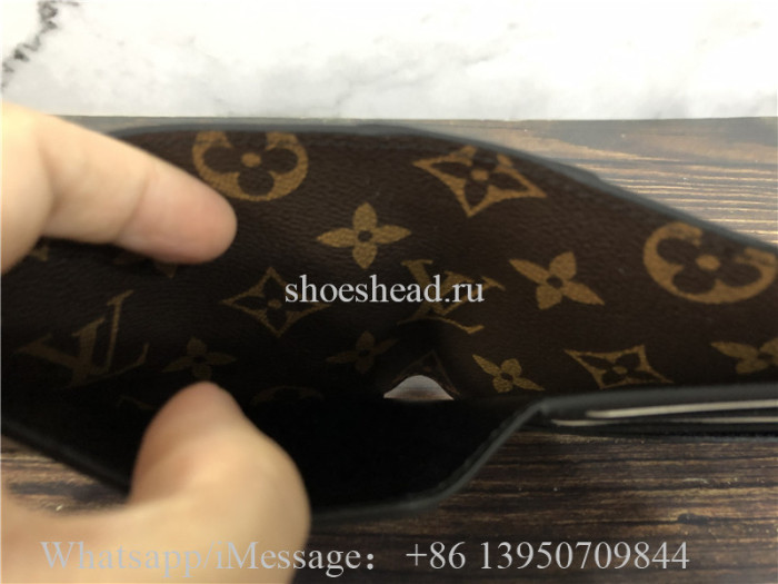 Original Louis Vuitton Monogram Macassar Portefeiulle Gaspar M93801 Wallet
